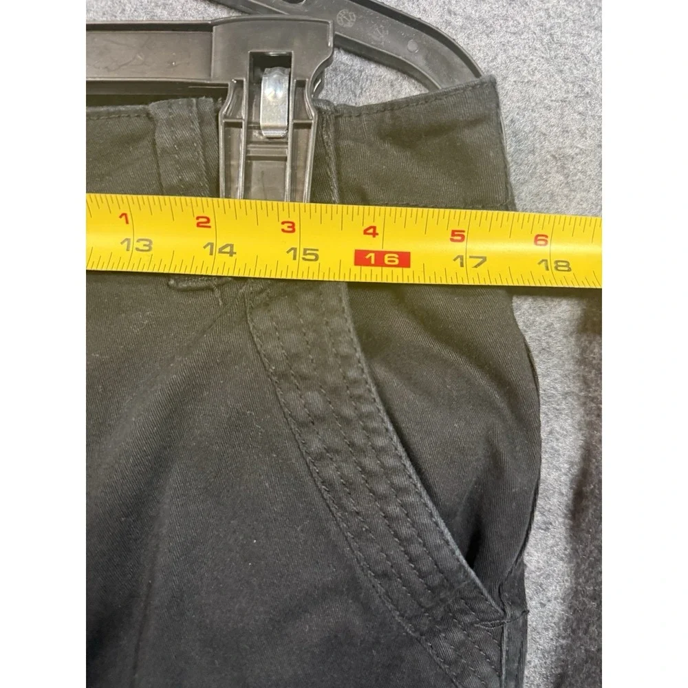 PJ MARK Premium‎ Quality Slim Straight Stretch Cargo Pants Black 34